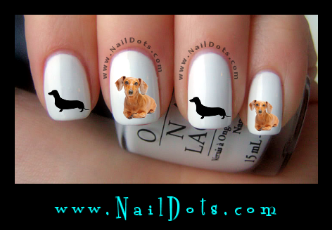 Dachshund Nail Decals