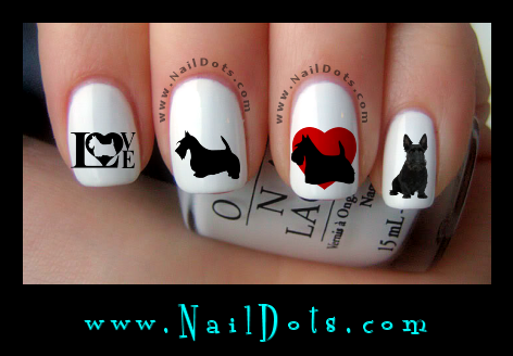 Scottish Terrier Nail Decals