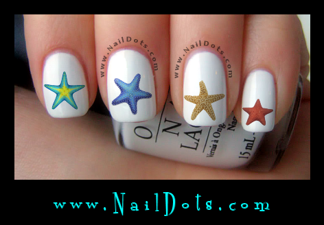 Starfish Nail Decals
