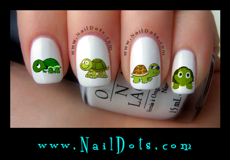 Turtle Nail Decals