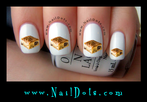Blonde Brownie Nail Decals