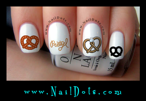 Pretzel Nail Decals
