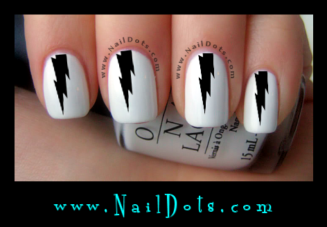 Lightning Nail Decals - GSL