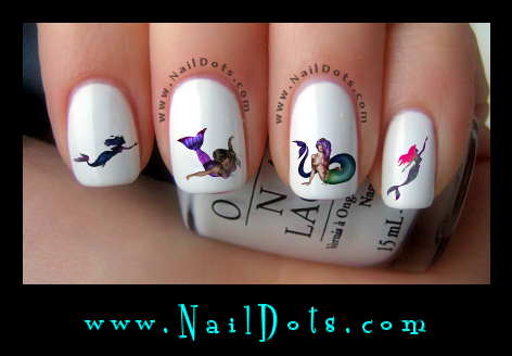 Mermaid Nail Decals