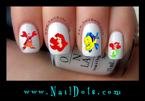 Character Themed Nail Decals