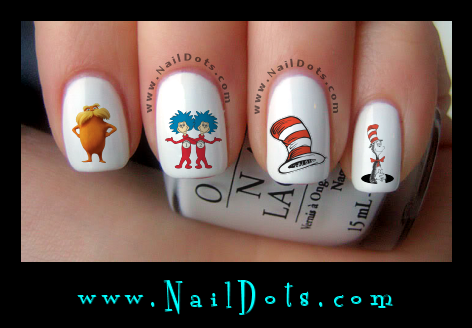 Dr. Suess Nail Decals