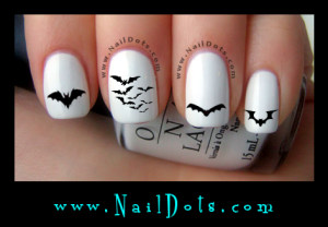 Bat Nail Decals