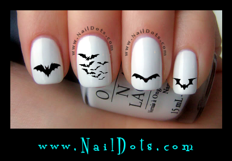 Bat Nail Decals