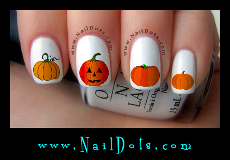 Pumpkins  Nail Decals