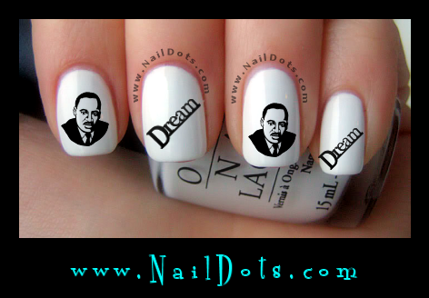 MLK Nail Decals