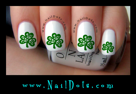 Shamrock Nail Decals