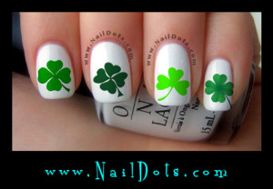 Shamrock Nail Decals