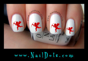 Cupid Nail Decals