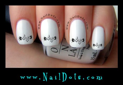 4x4 nail decals