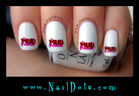 Mud Princess nail decals