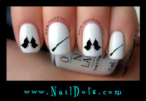 Color Guard nail decals