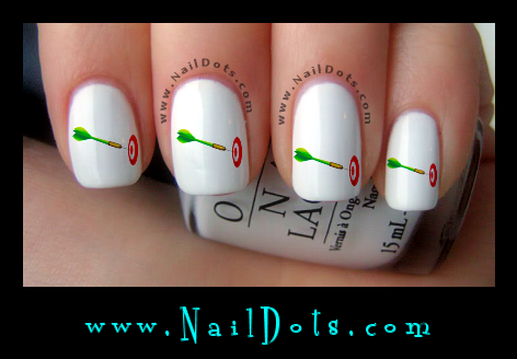 Darts nail decals