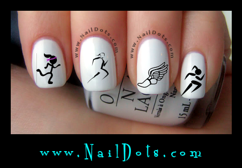 Running Nail Art