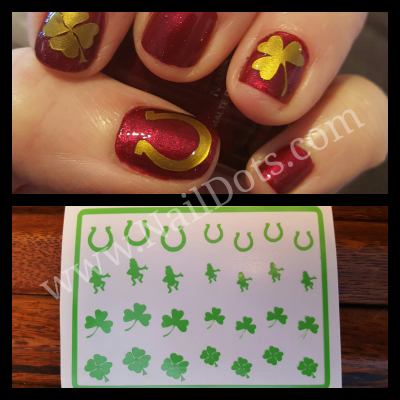 St Patricks Vinyl Nail Decals