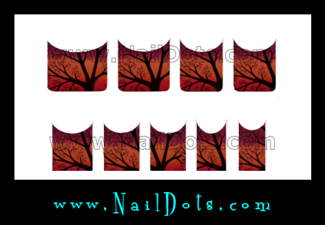 Fall Tree Nail Tips