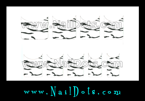 Tiger Stripe Nail Tips
