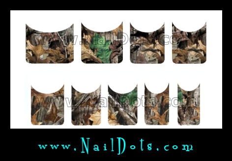 Traditional Camo Nail Tips